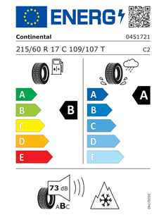 CONTINENTAL VANCONTACT 4SEASON 215/60 R17C 109/107T 2