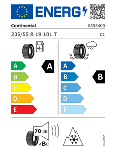 CONTINENTAL ALLSEASONCONTACT 2 EVC SEAL 235/55 R19 101T 2