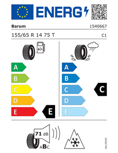 BARUM QUARTARIS 5 155/65 R14 75T 2