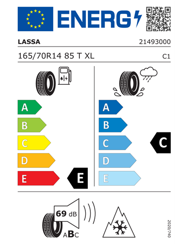 LASSA SNOWAYS 4 165/70 R14 85T XL