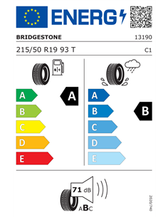 BRIDGESTONE TURANZA ECO SEALANT 215/50 R19 93T 2