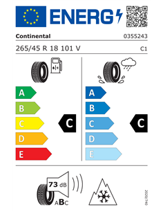 CONTINENTAL WINTERCONTACT TS 860 S 265/45 R18 101V 2