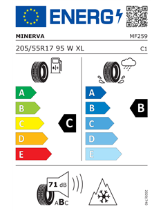 MINERVA ALL SEASON MASTER 205/55 R17 95W XL 2