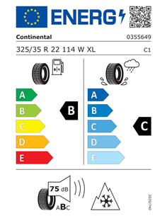 CONTINENTAL CONTIWINTERCONTACT TS 860S 325/35 R22 114W XL 2
