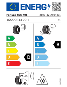 FORTUNE FITCLIME FSR-401 165/70 R13 79T 2