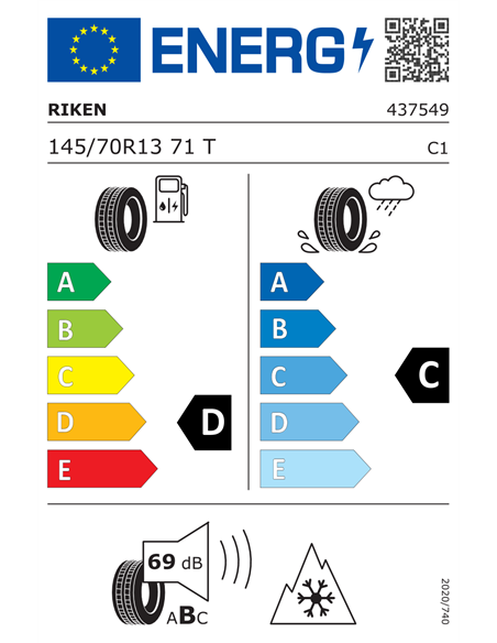 RIKEN ALL SEASON 145/70 R13 71T