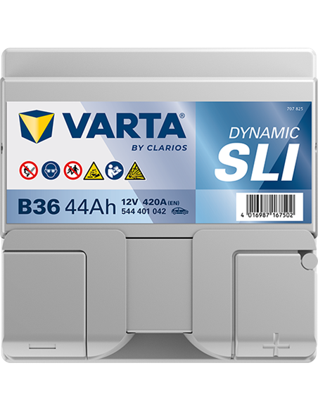 VARTA DYNAMIC SLI B36 12V 44Ah 420A - Borna Normala (dreapta +)