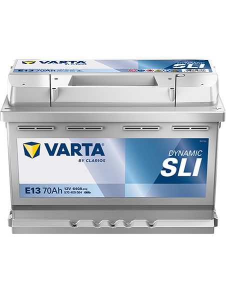 VARTA DYNAMIC SLI E13 12V 70Ah 640A - Borna Normala (dreapta +)