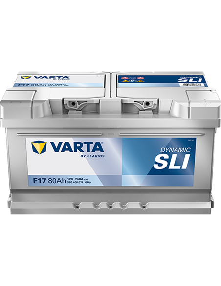 VARTA DYNAMIC SLI F17 12V 80Ah 740A - Borna Normala (dreapta +)