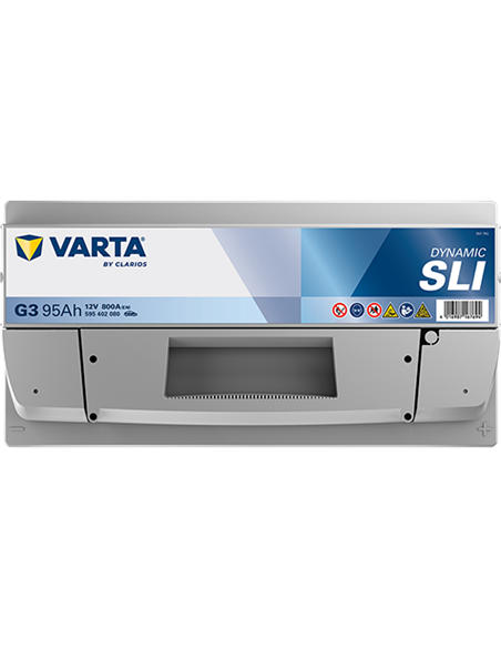 VARTA DYNAMIC SLI G3 12V 95Ah 800A - Borna Normala (dreapta +)