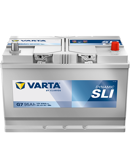 VARTA DYNAMIC SLI G7 12V 95Ah 830A - Borna Normala (dreapta +)