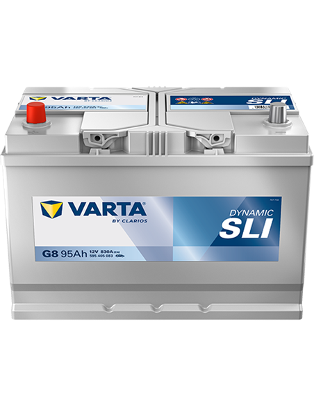 VARTA DYNAMIC SLI G8 12V 95Ah 830A - Borna Inversa (stanga +)