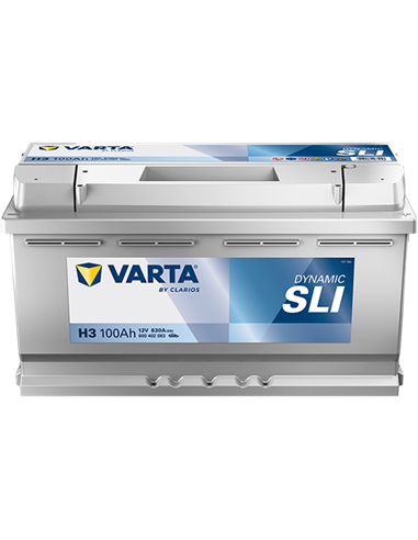VARTA DYNAMIC SLI H3 12V 100Ah 830A - Borna Normala (dreapta +)
