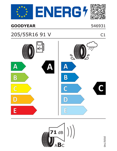GOODYEAR EFFICIENTGRIP PERFORMANCE  205/55 R16 91V