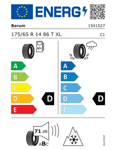 BARUM POLARIS 6 175/65 R14 86T XL 2
