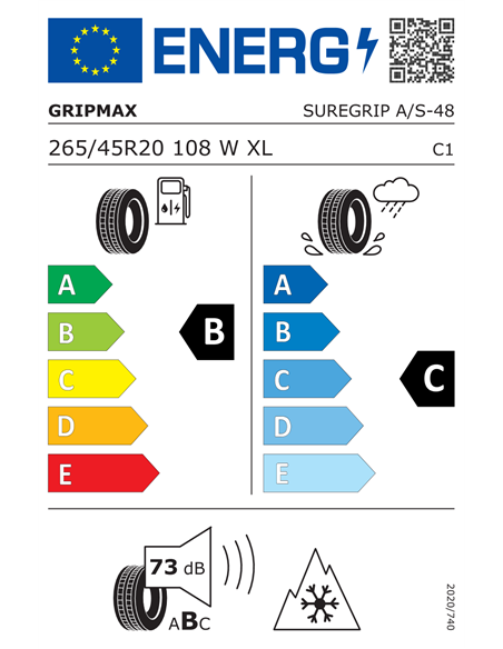 GRIPMAX SUREGRIP AS 265/45 R20 108W XL