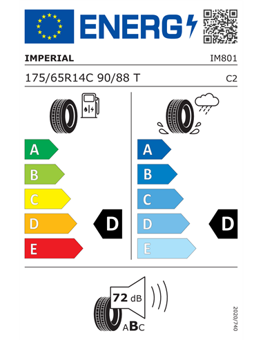 IMPERIAL ECODRIVER2 175/65 R14C 90/88T