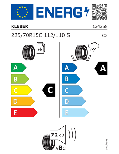 KLEBER TRANSPRO 2  225/70 R15C 112/110S