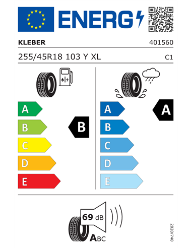 KLEBER DYNAXER UHP  255/45 R18 103Y XL