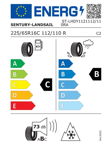 LANDSAIL SEASONSDRAGON VAN 2 225/65 R16C 112/110R