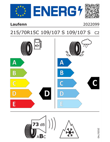 LAUFENN X FIT VAN 4S LV71 8PR 215/70 R15C 109/107S