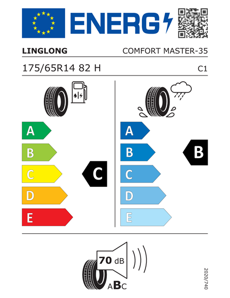 LINGLONG COMFORTMASTER 175/65 R14 82H