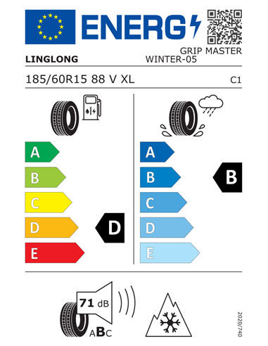LINGLONG GRIP MASTER WINTER 185/60 R15 88V XL