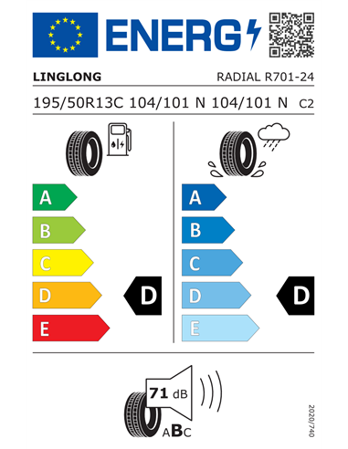 LINGLONG R701 195/50 R13C 104/101N