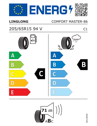 LINGLONG COMFORTMASTER 205/65 R15 94V