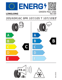 LINGLONG GREENMAX VAN 4SEASON 8PR 205/65 R16C 107/105T