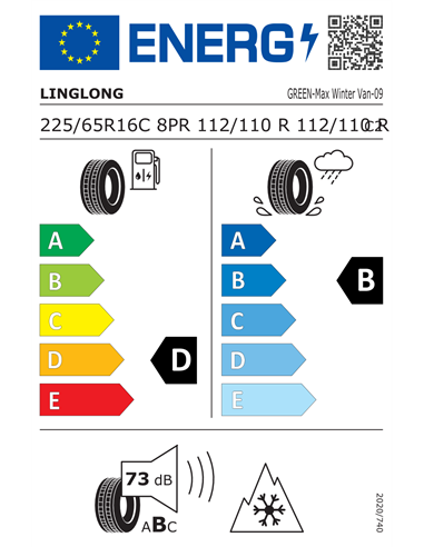 LINGLONG G-M WINTER VAN 225/65 R16C 112/110R