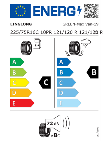LINGLONG GREENMAX VAN 225/75 R16C 121/120R