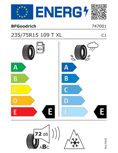 BF GOODRICH TRAIL-TERRAIN TA 235/75 R15 109T XL