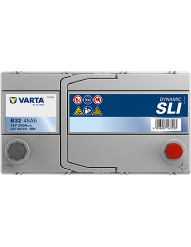 VARTA DYNAMIC SLI B32 12V 45Ah 330A - Borna Normala (dreapta +)
