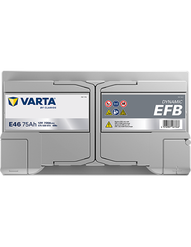 VARTA DYNAMIC EFB E46 12V 75Ah 730A - Borna Normala (dreapta +)