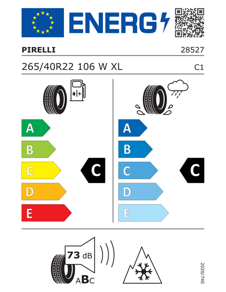PIRELLI SCORPION WINTER 265/40 R22 106W XL