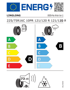 LINGLONG G-M WINTER VAN 225/75 R16C 121/120R 2