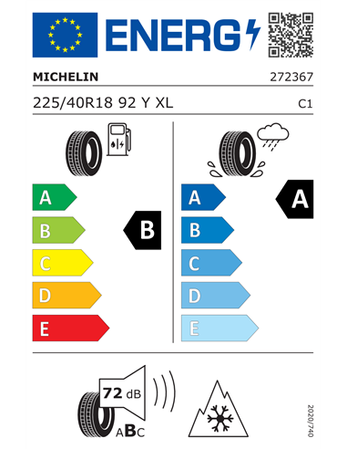MICHELIN CROSSCLIMATE 3 SPORT  225/40 R18 92Y XL