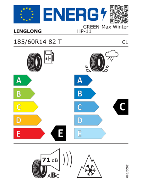 LINGLONG GREEN-MAX WINTER HP 185/60 R14 82T