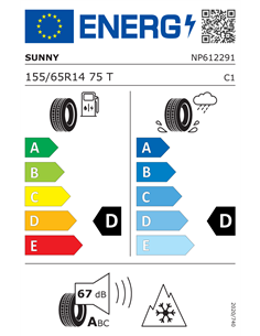 SUNNY NC501 155/65 R14 75T 2