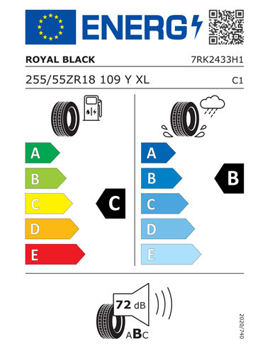 ROYAL BLACK ROYAL EXPLORER II 255/55 R18 109Y XL