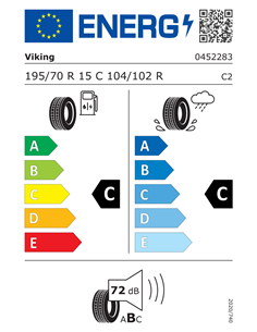 VIKING TRANSTECH NEWGEN 8PR 195/70 R15C 104/102R 2