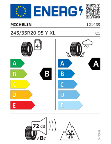 MICHELIN CROSSCLIMATE 3 SPORT  245/35 R20 95Y XL
