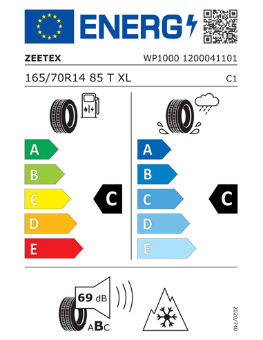 ZEETEX WP1000 165/70 R14 85T XL