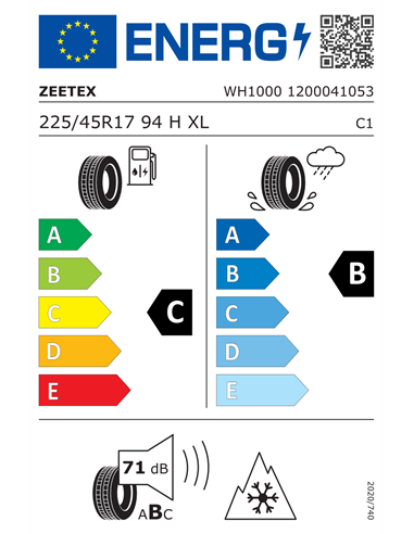 ZEETEX WH1000 225/45 R17 94H XL