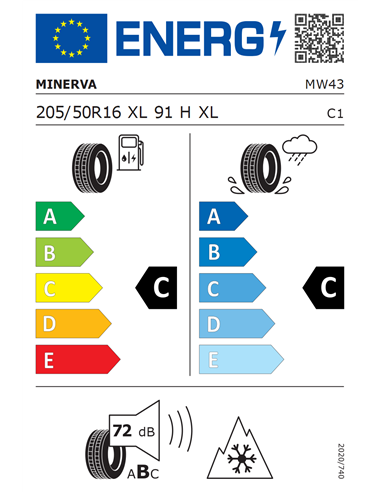 MINERVA S210 205/50 R16 91H XL