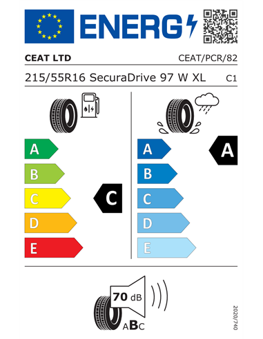 CEAT SECURADRIVE 215/55 R16 97W XL